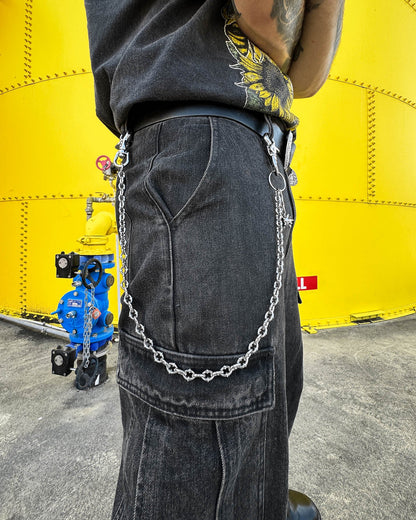 "The Cathedral" 9mm Spiked Wallet Chain