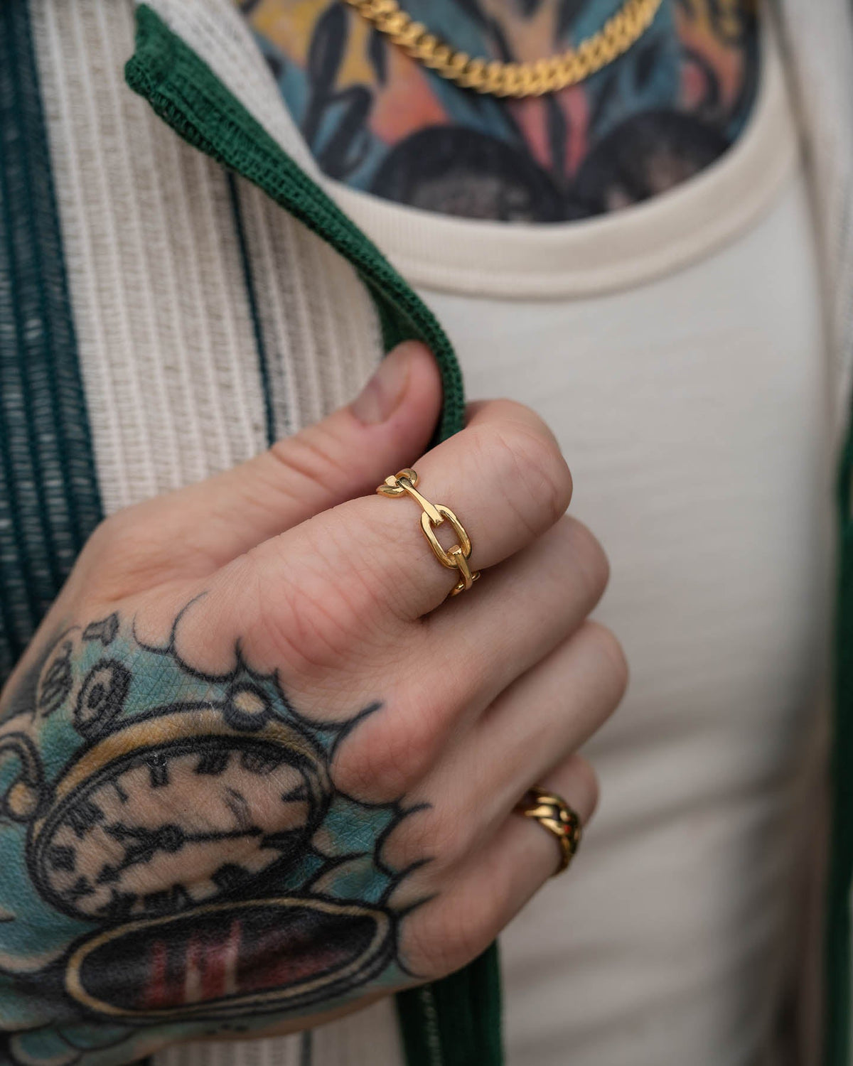Chained Ring (Gold)