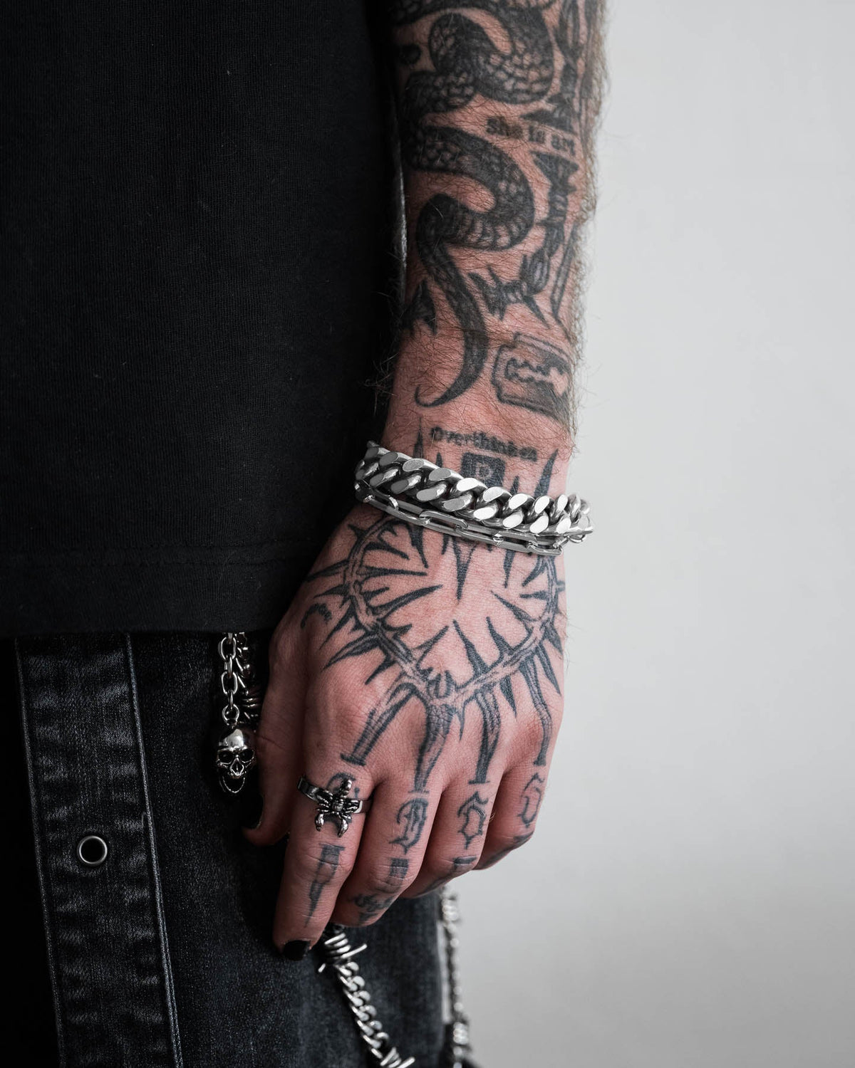 13mm Cuban Cluster Bracelet
