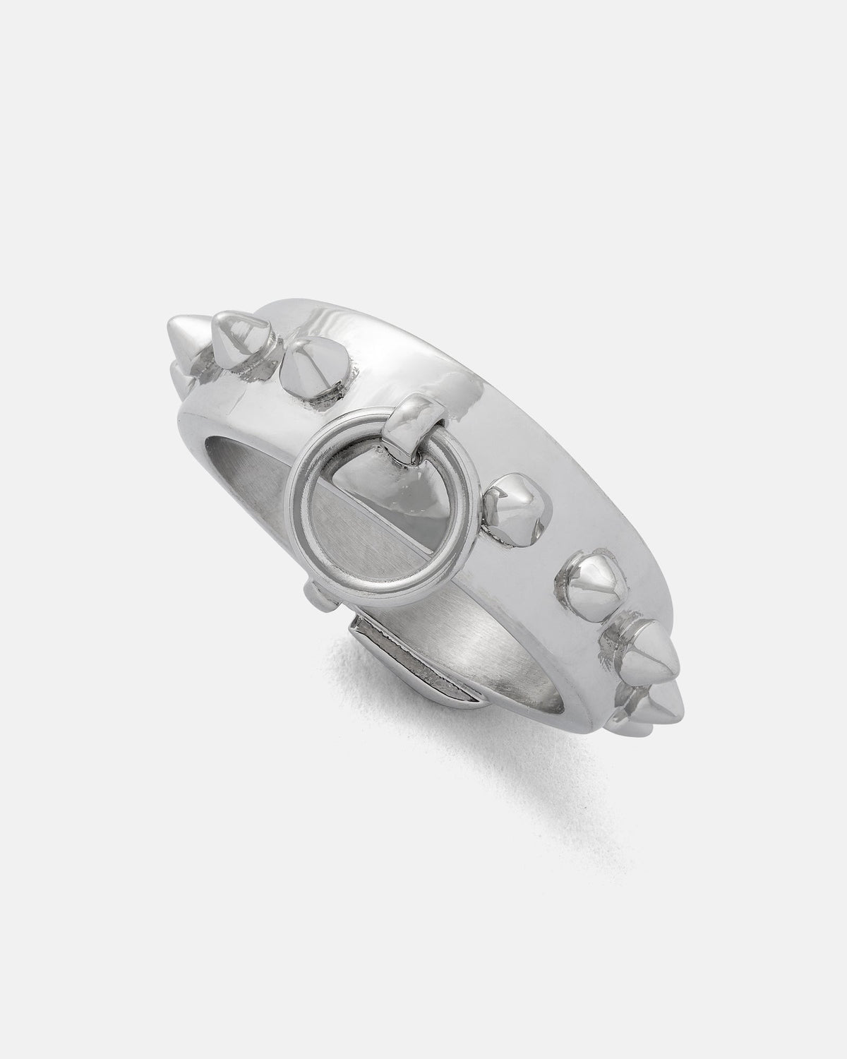 Spiked Dog Collar Ring