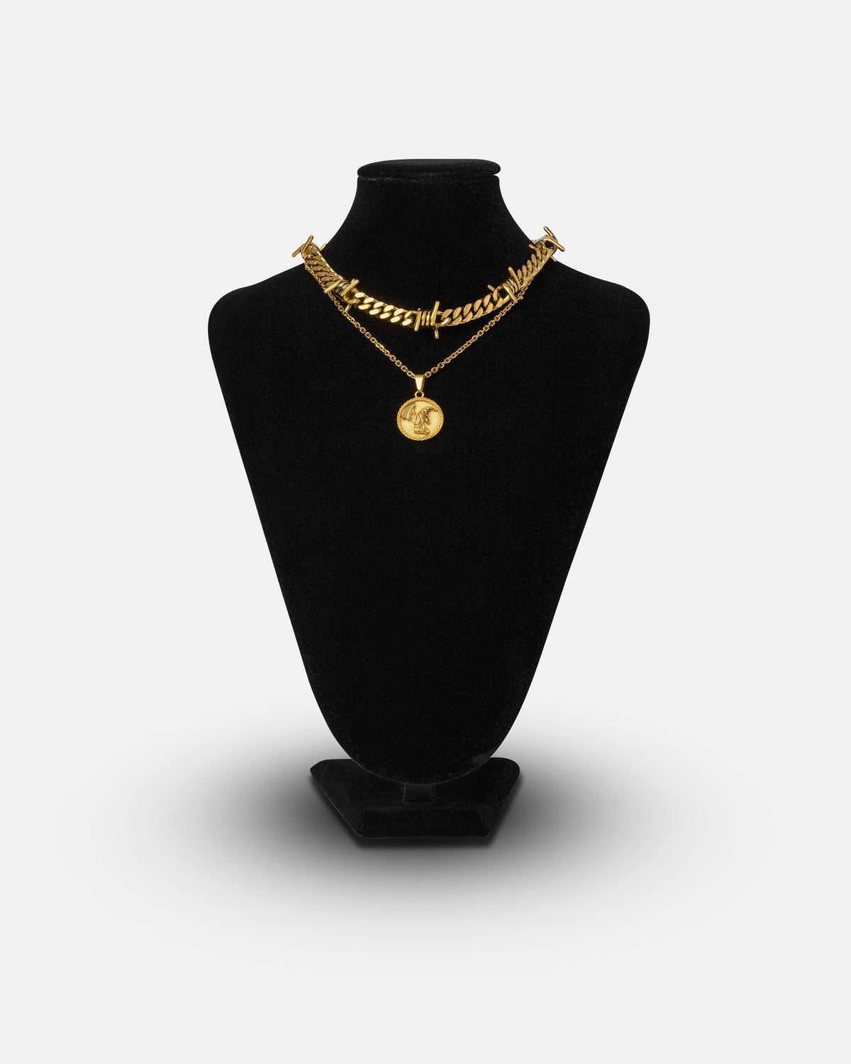 Crucifix Set (Gold)