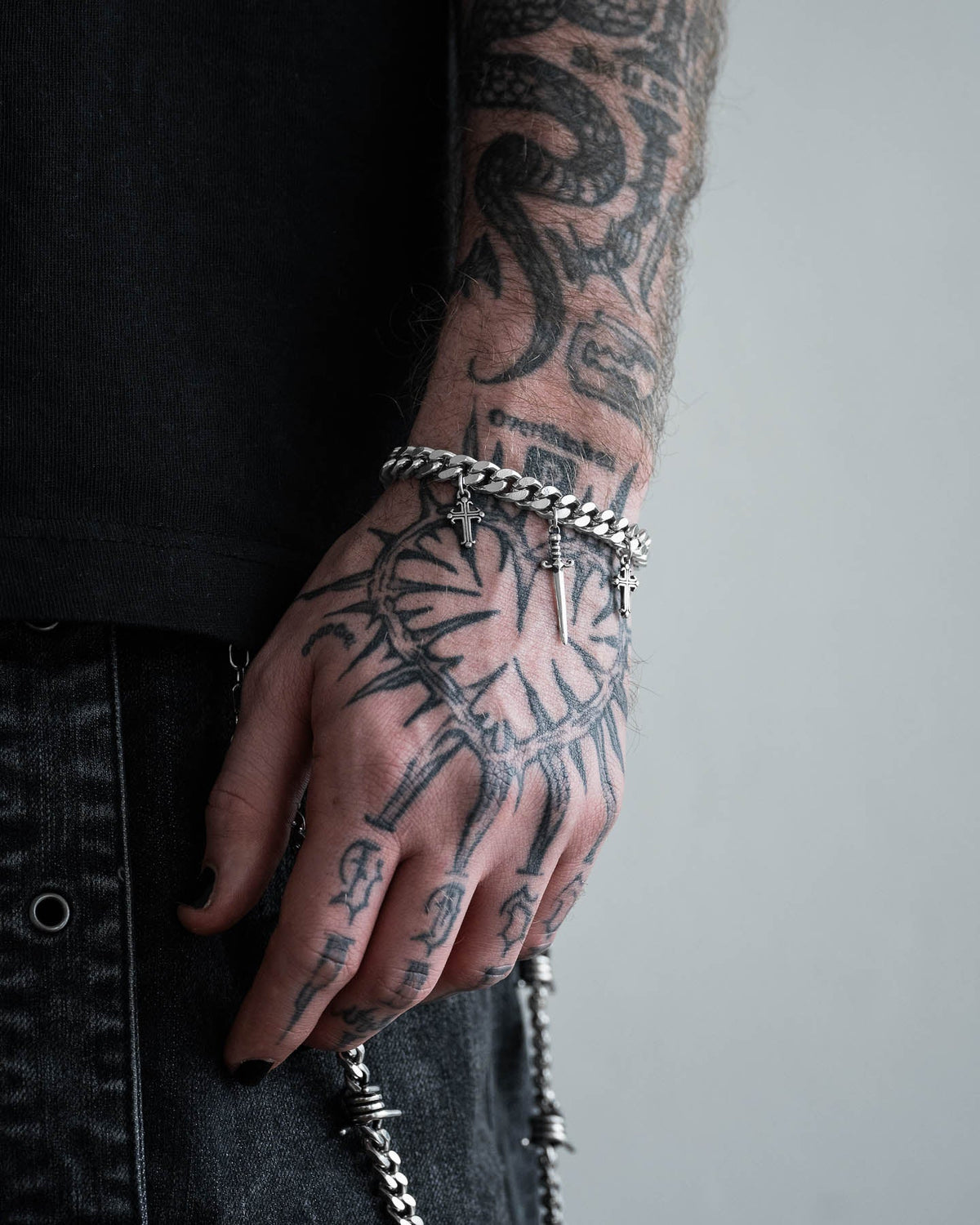 "Crusader" 9mm Cuban Bracelet