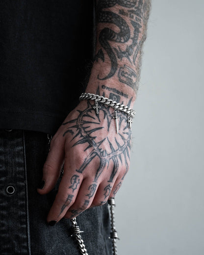 "Crusader" 9mm Cuban Bracelet
