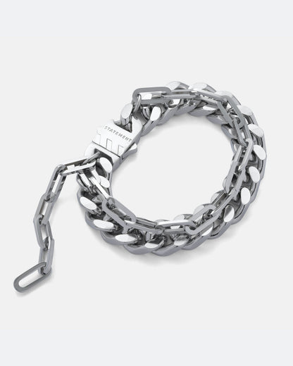 13mm Cuban Cluster Bracelet