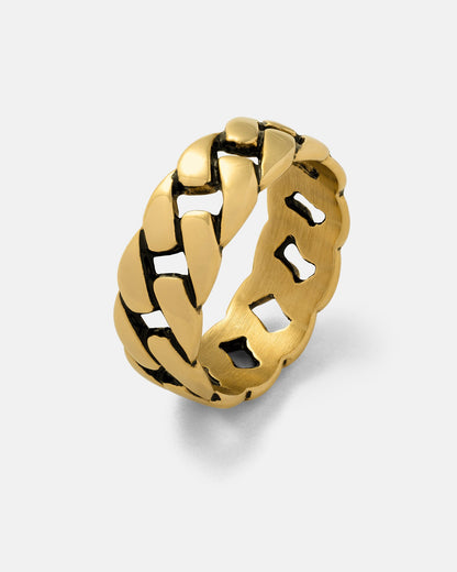 Cuban Link Ring (Gold)