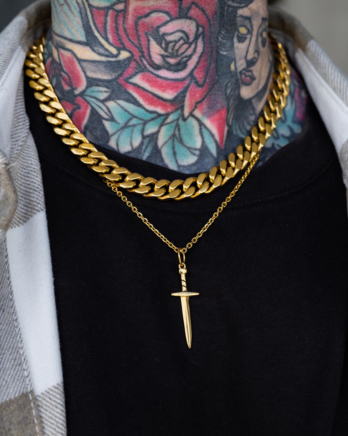 Dagger Pendant (Gold)