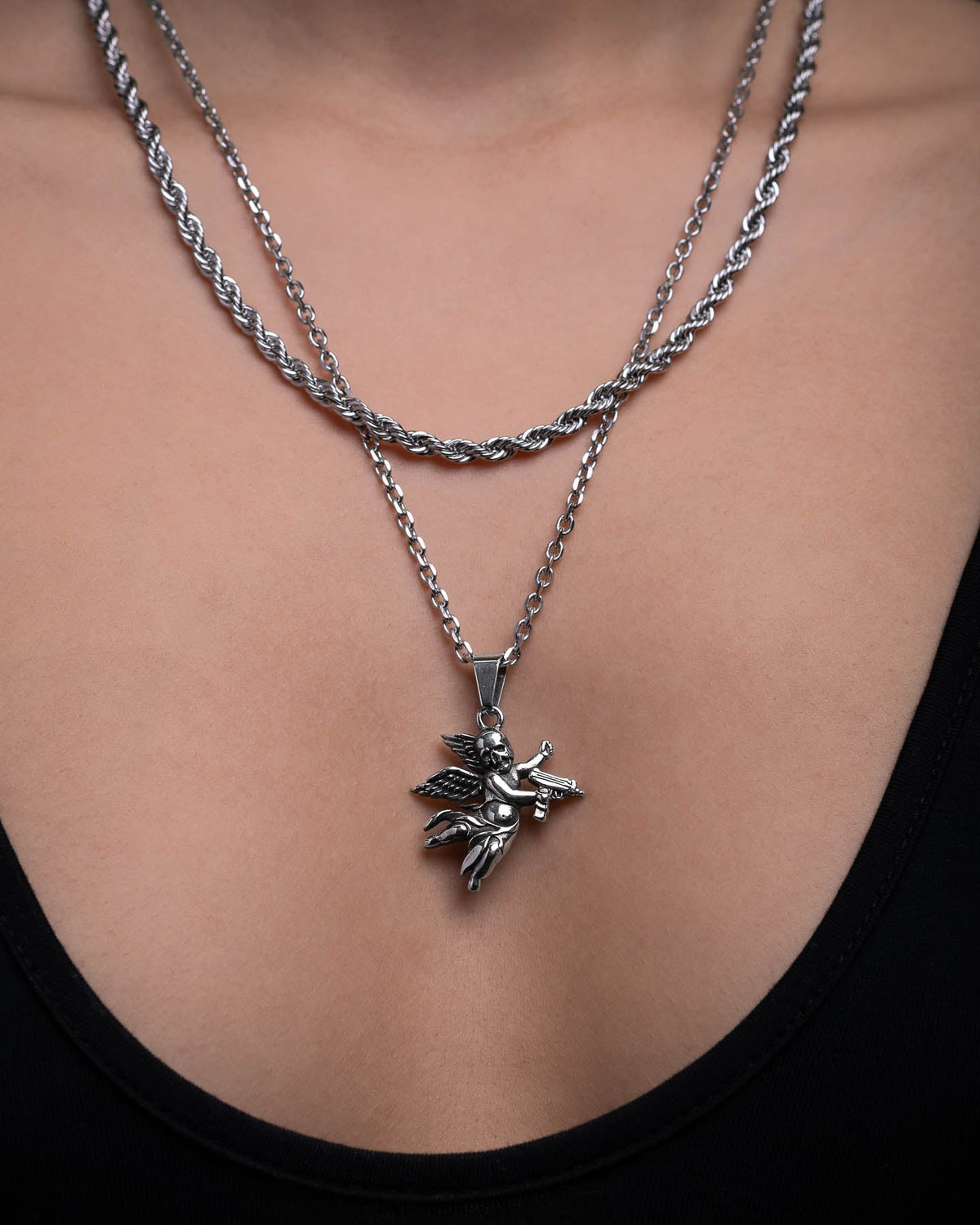 Death's Cupid Pendant