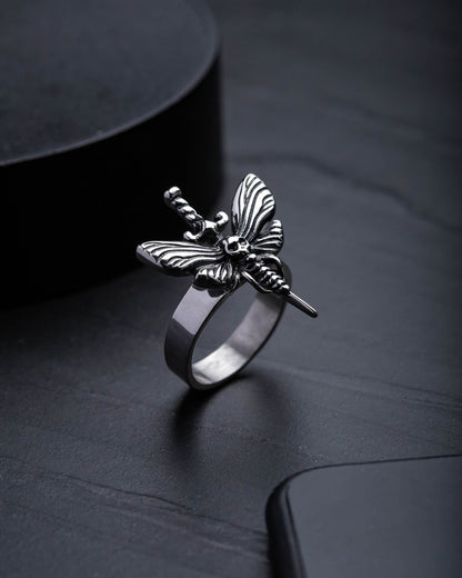 Death's Head Moth Ring