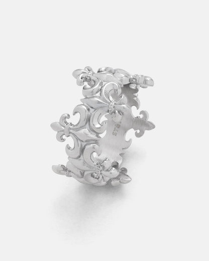 "Crested" Fleur De Lis Ring