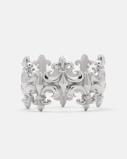"Crested" Fleur De Lis Ring