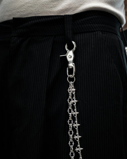 "Baroque" Fleur De Lis Wallet Chain