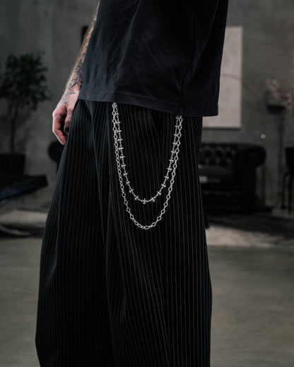 "Baroque" Fleur De Lis Wallet Chain