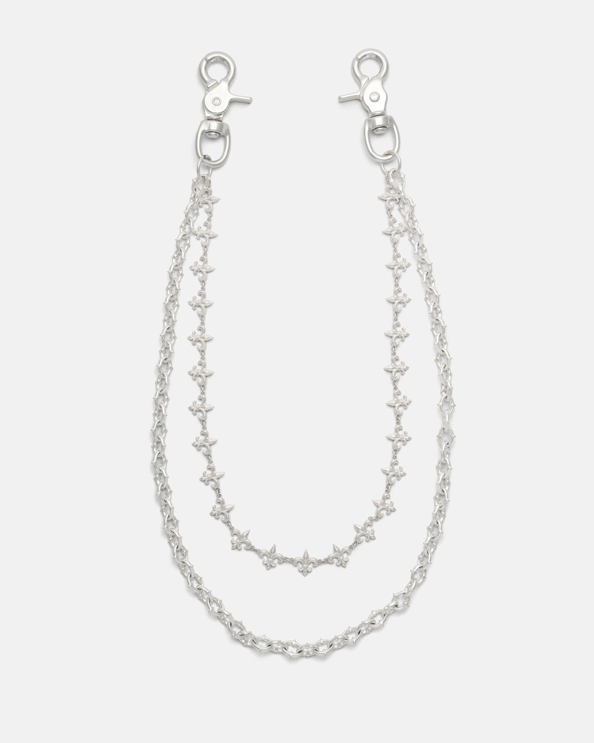 "Baroque" Fleur De Lis Wallet Chain