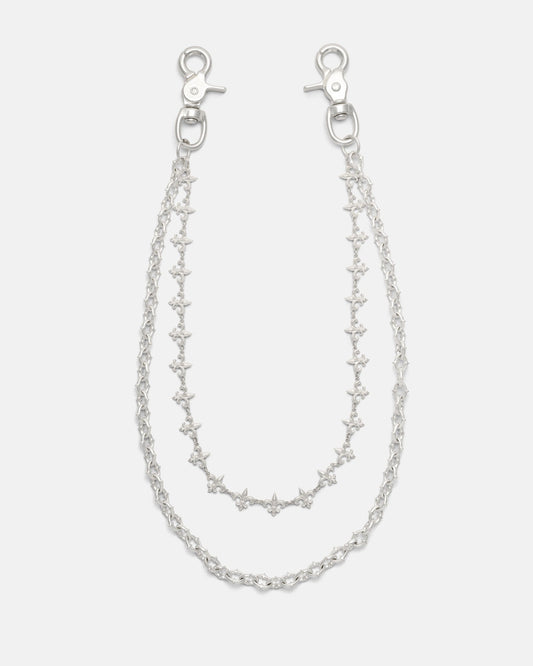 "Baroque" Fleur De Lis Wallet Chain