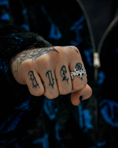 "Crested" Fleur De Lis Ring