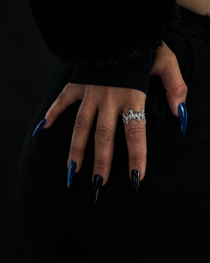 "Crested" Fleur De Lis Ring