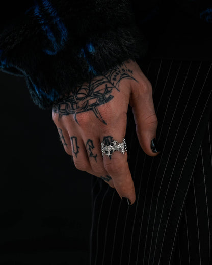 "Crested" Fleur De Lis Ring
