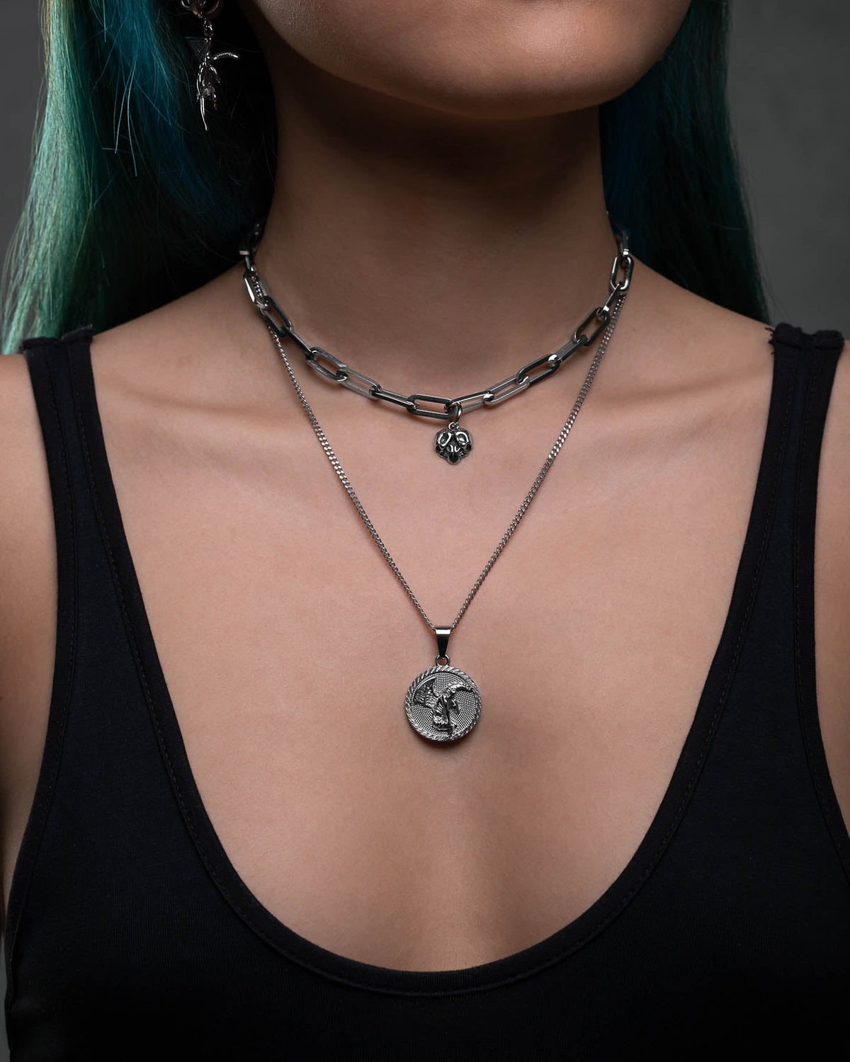 Fallen Angel Medallion Pendant