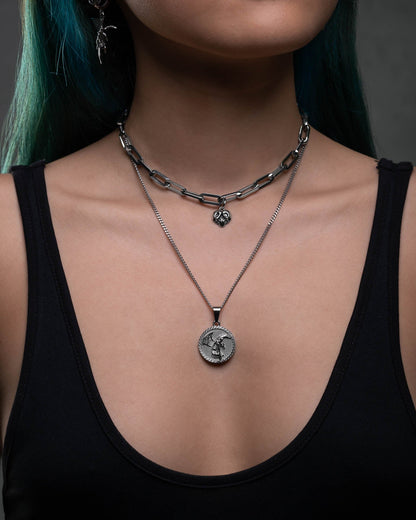 Fallen Angel Medallion Pendant