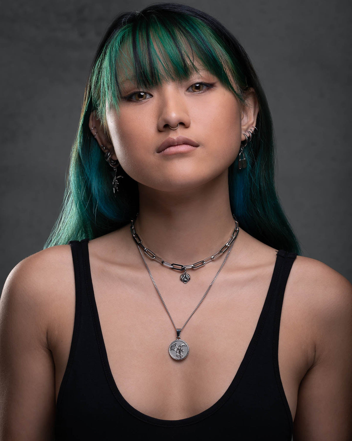 Fallen Angel Medallion Pendant