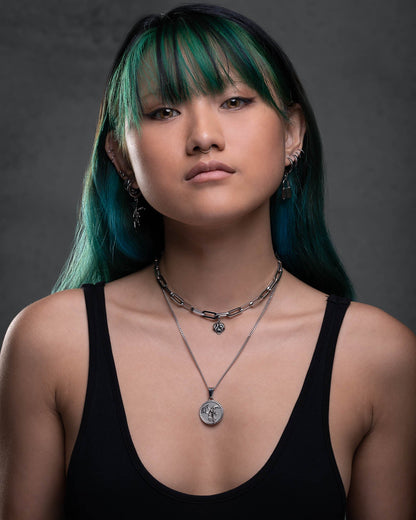 Fallen Angel Medallion Pendant