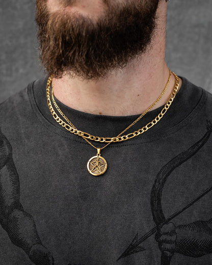 Figaro Set (Custom Pendant Choice) (Gold)