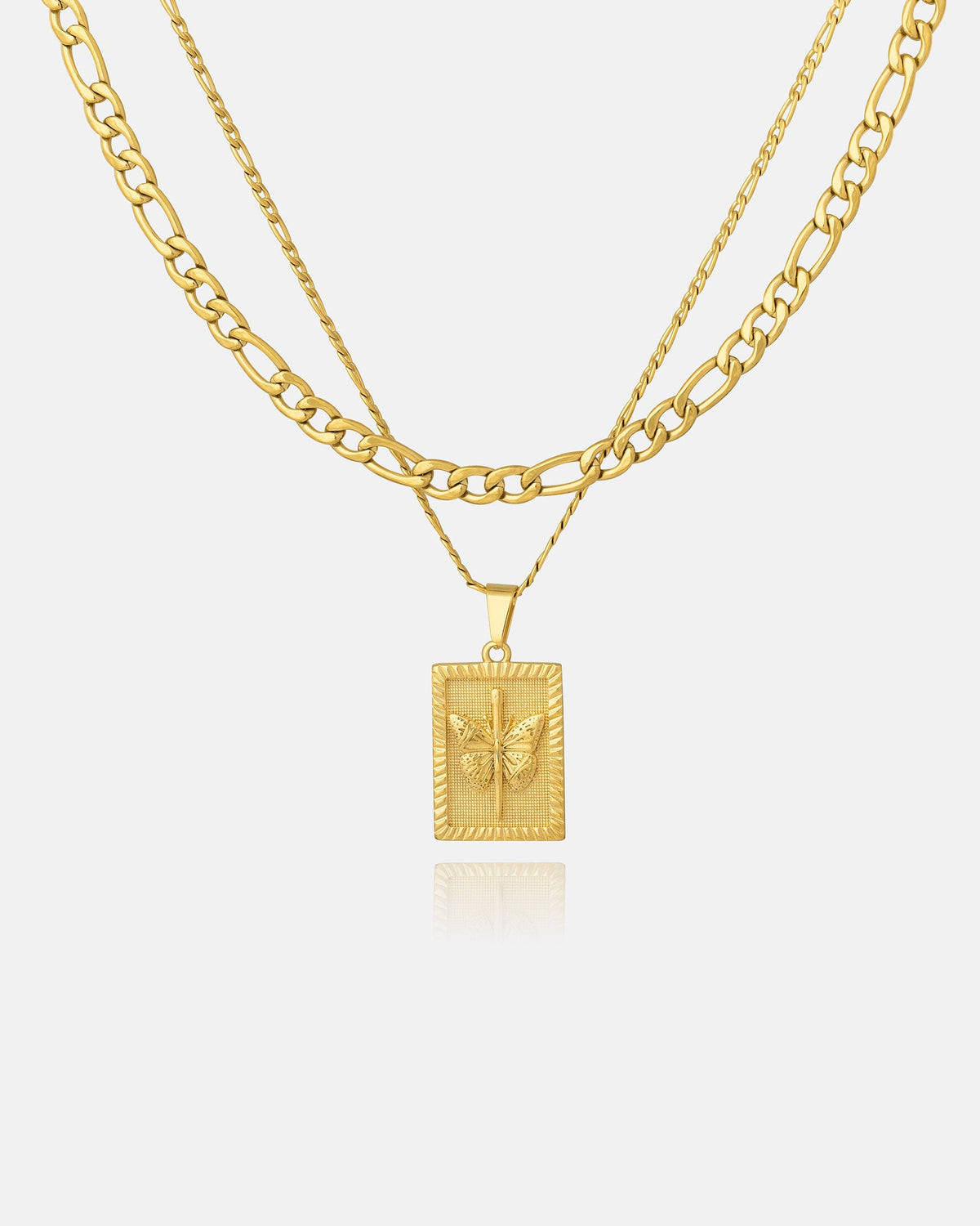 Figaro Set (Custom Pendant Choice) (Gold)