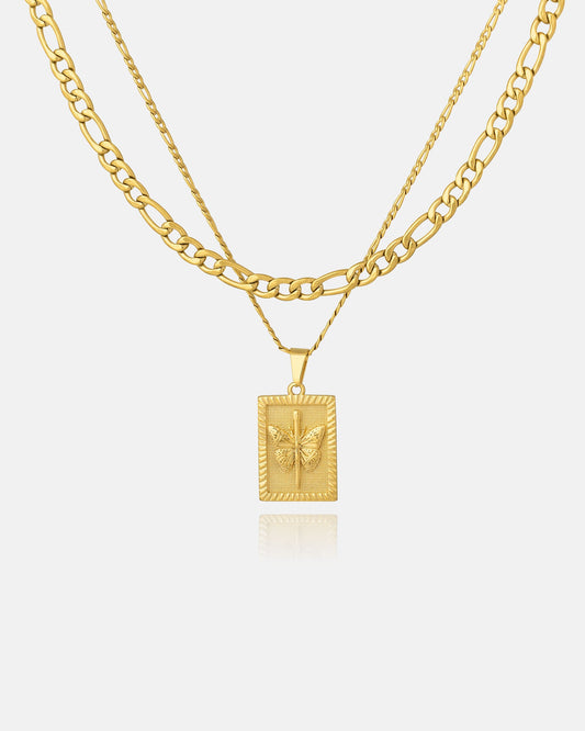 Figaro Set (Custom Pendant Choice) (Gold)