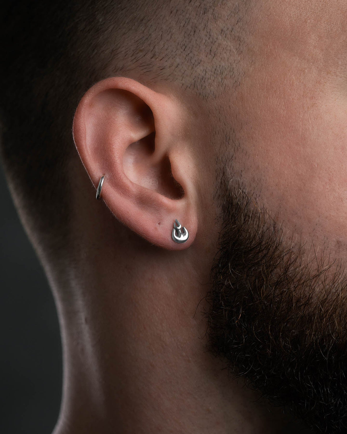 Flame Stud Earring