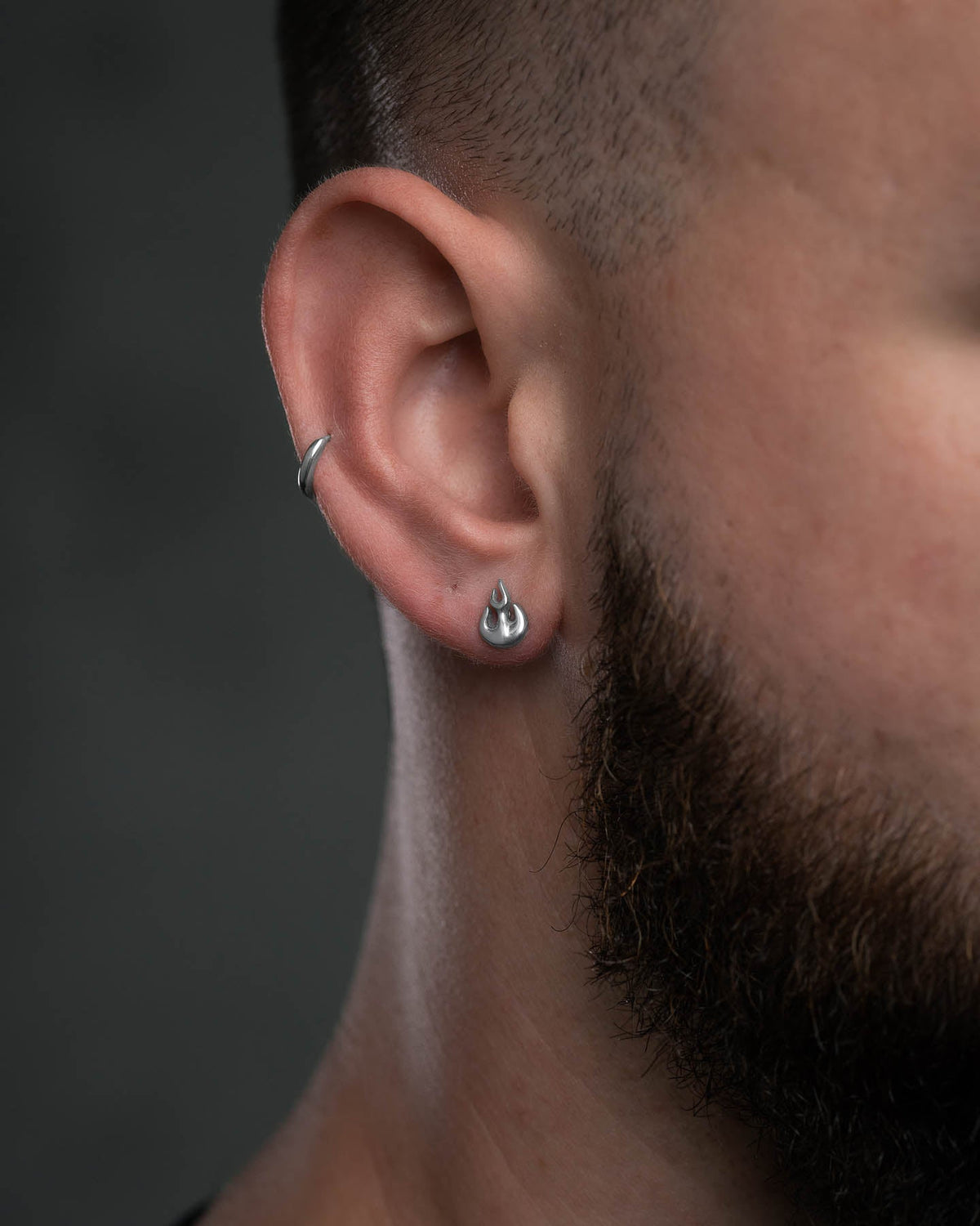 Flame Stud Earring