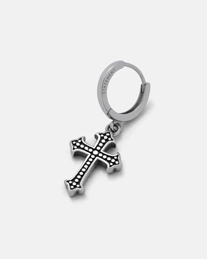 French Cross Earring