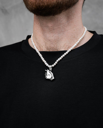 Freshwater Pearl Necklace With Custom Pendant Choice