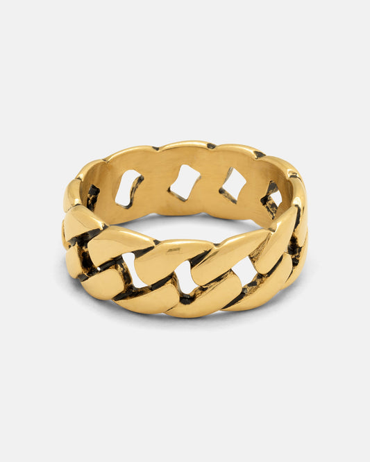 Cuban Link Ring (Gold)