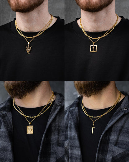 Rope Set (Custom Pendant Choice) (Gold)