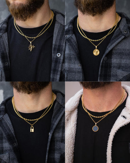 Rope Set (Custom Pendant Choice) (Gold)