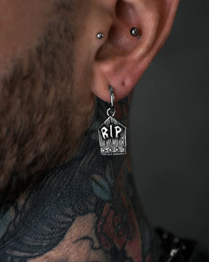 Gravestone Earring