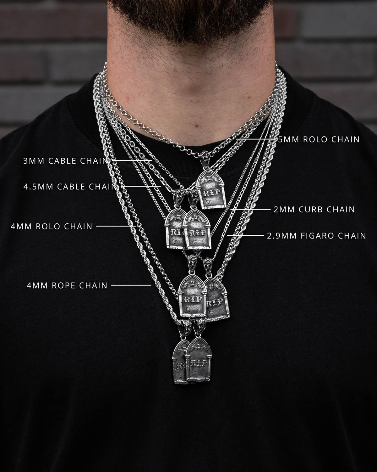 Gravestone Pendant