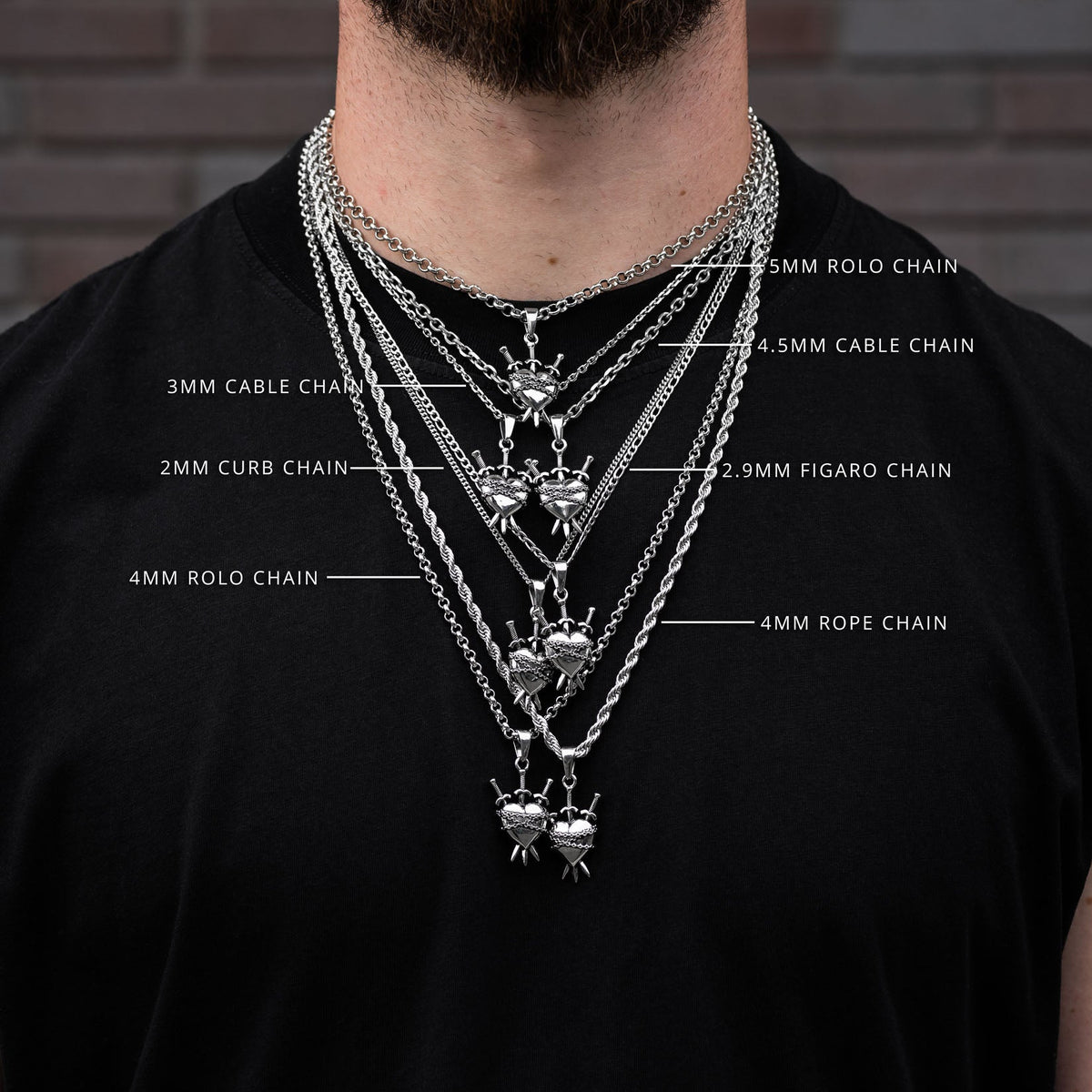 "3 of Swords" Pendant