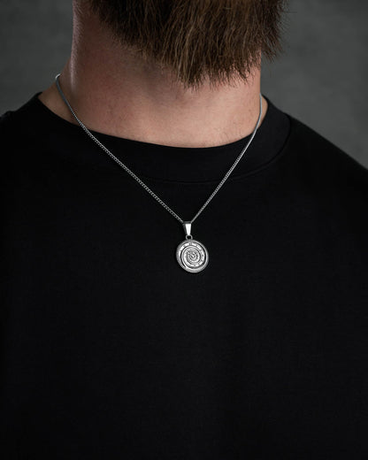 Infinite Clock Pendant Necklace