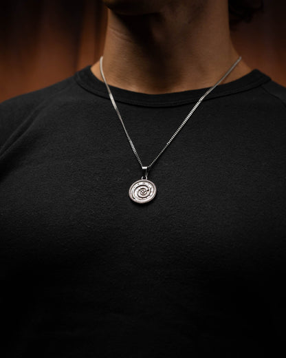 Infinite Clock Pendant Necklace