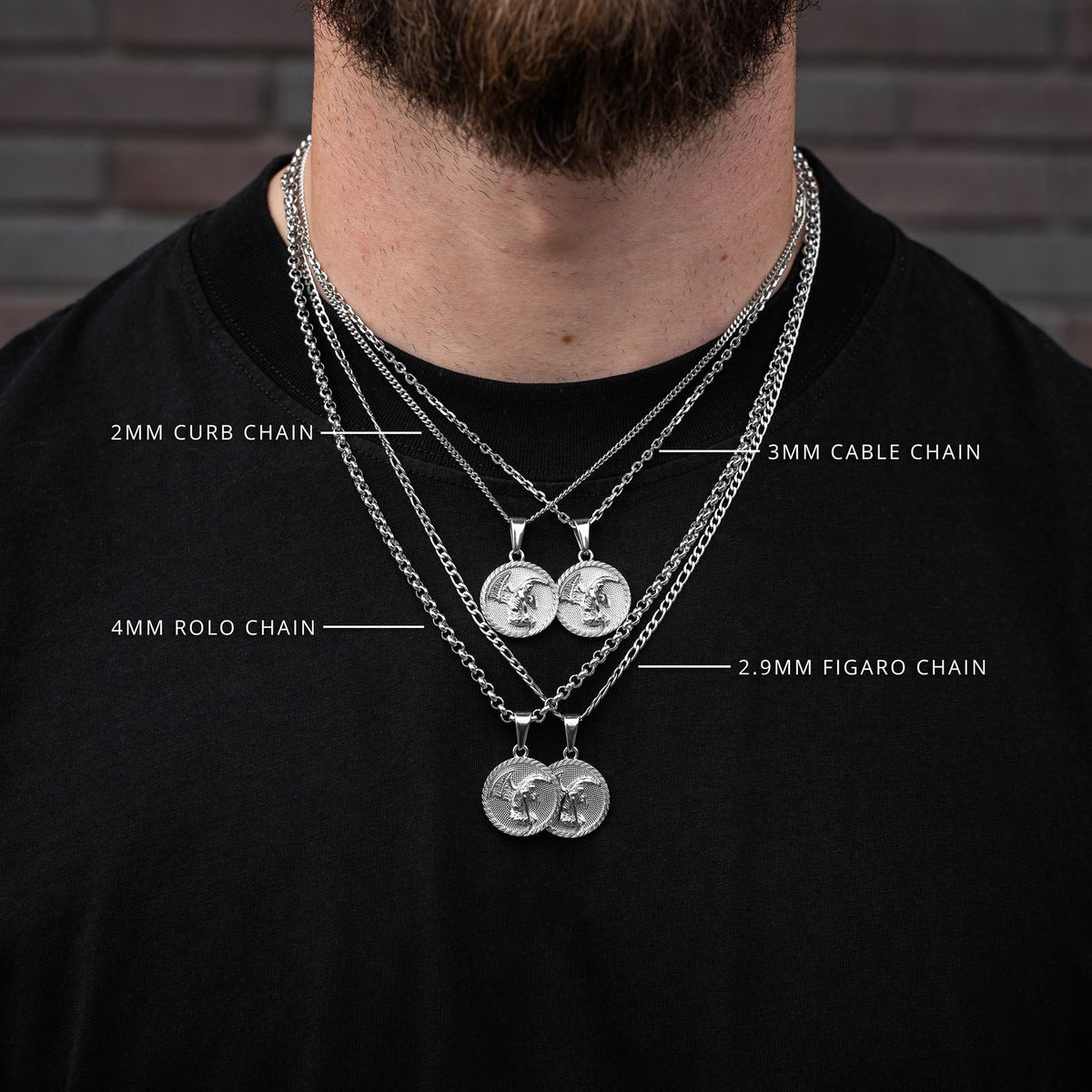 Fallen Angel Medallion Pendant