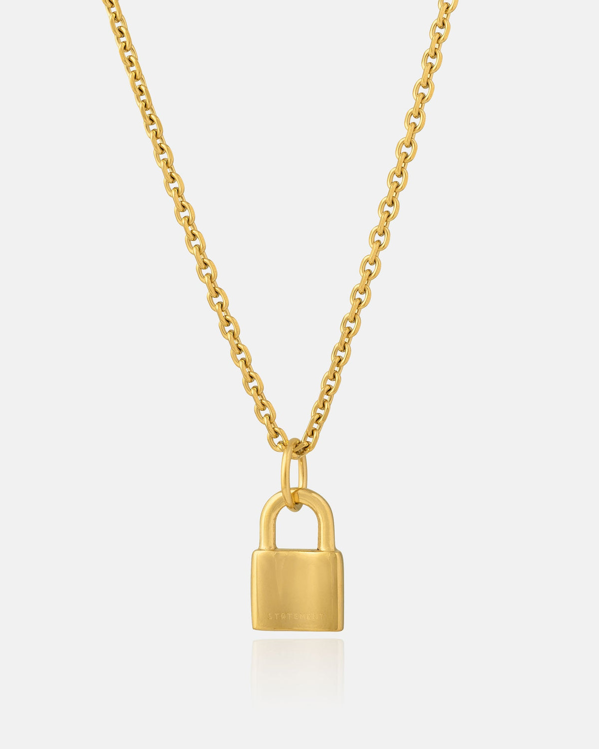Mini Padlock Pendant (Gold)
