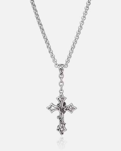 Mini "The Ruins" Cross Pendant