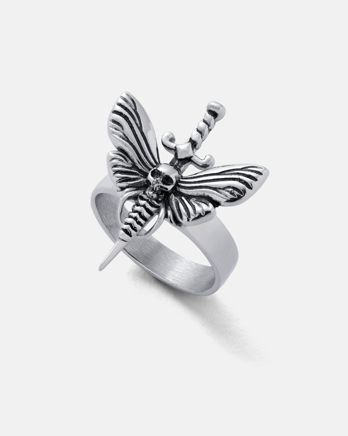 Death's Head Moth Ring
