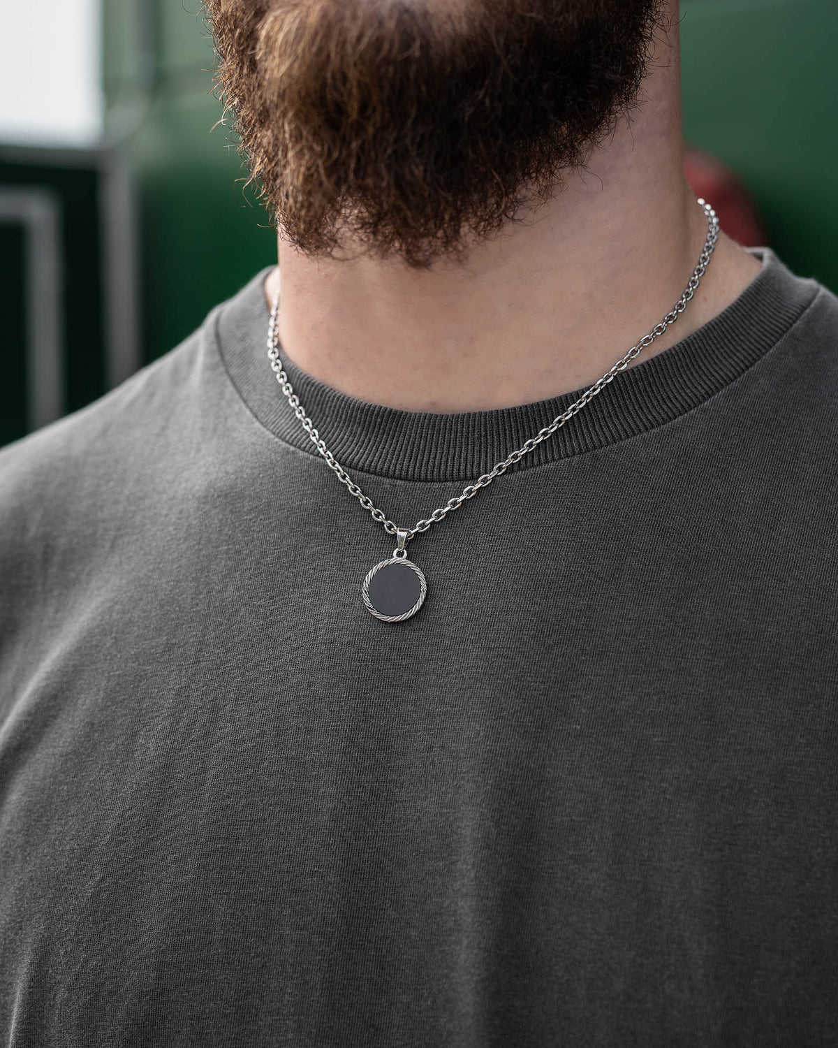 Onyx Medallion Pendant