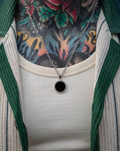 Onyx Medallion Pendant