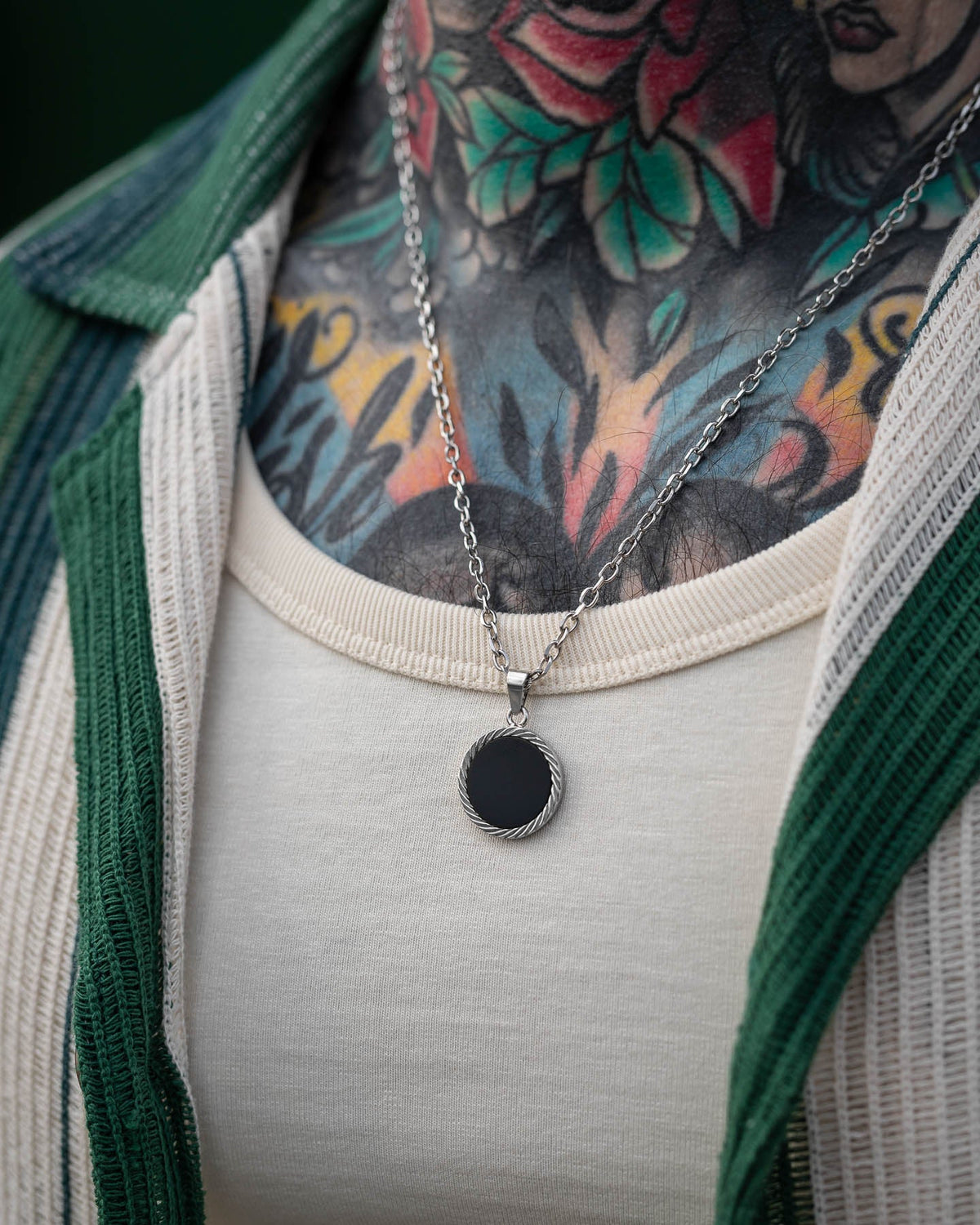 Onyx Medallion Pendant