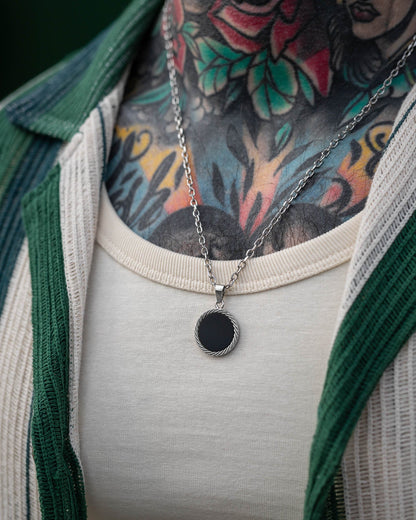 Onyx Medallion Pendant