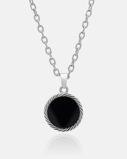 Onyx Medallion Pendant