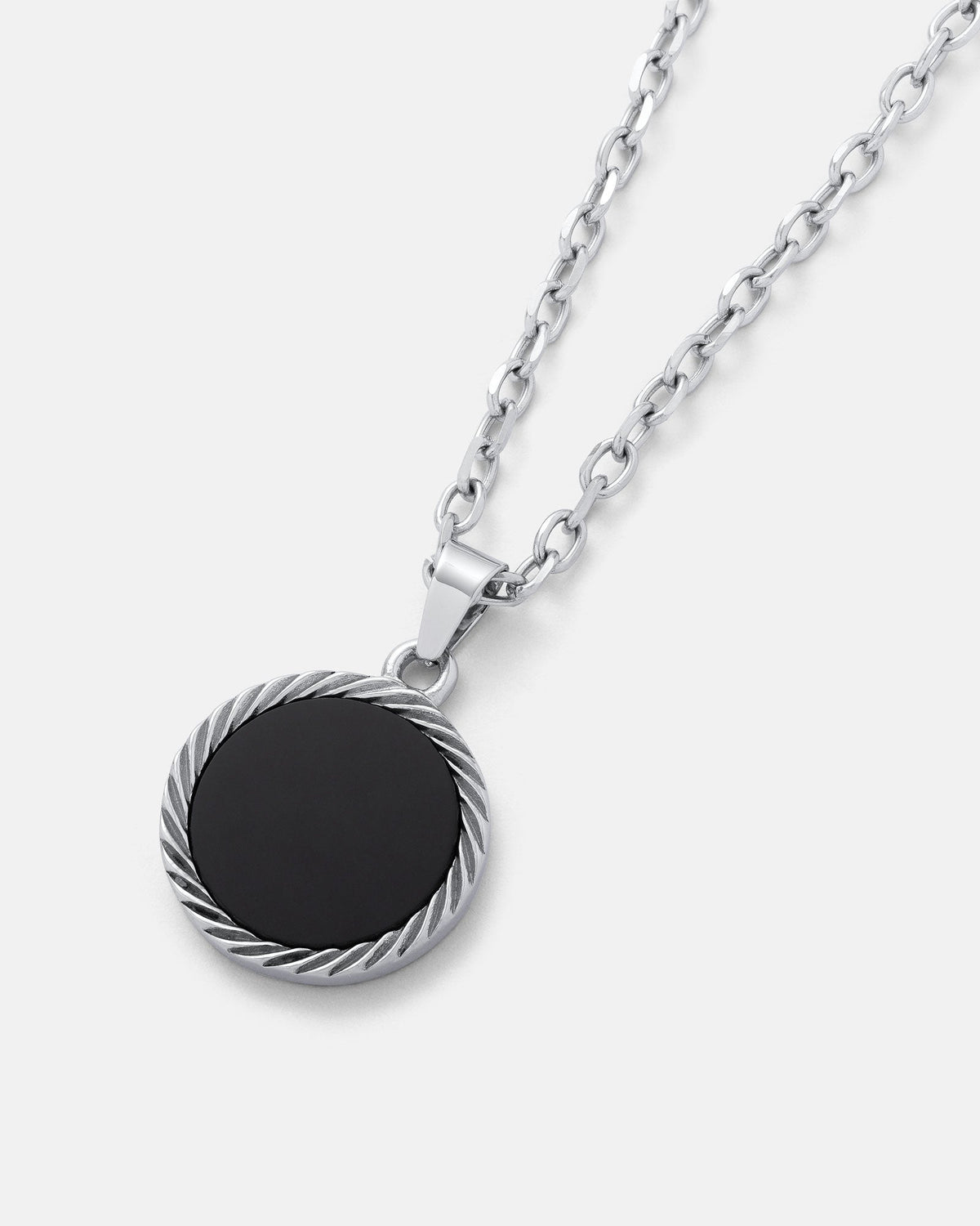 Onyx Medallion Pendant